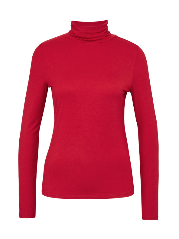 Orsay Rdeča ženska majica z dolgimi rokavi ORSAY