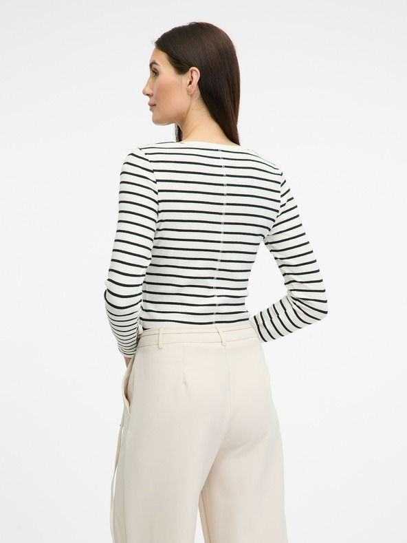 Orsay Krem ženska majica z dolgimi rokavi ORSAY