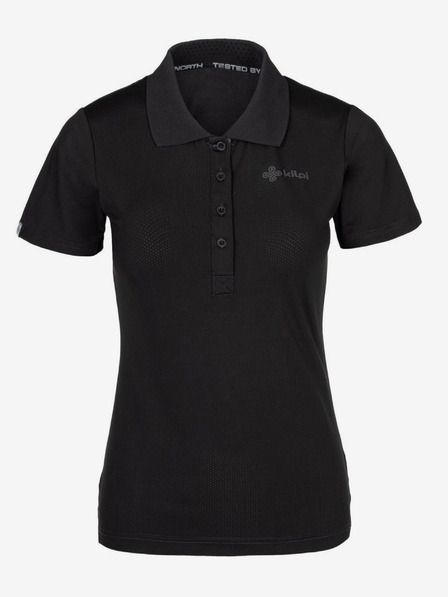 Kilpi Črna ženska športna polo majica Kilpi COLLAR