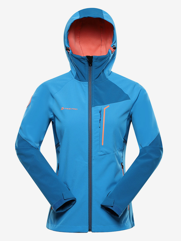 ALPINE PRO Ženska softshell jakna z membrano ALPINE PRO ESPRITA dresden