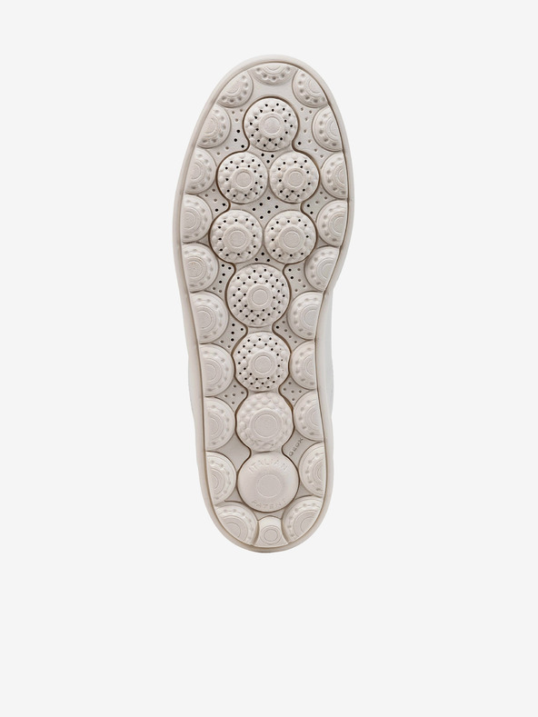 Geox Bele ženske usnjene superge Geox Spherica Ecub