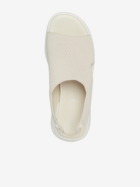 Geox Beli ženski sandali Geox Spherica Ec5