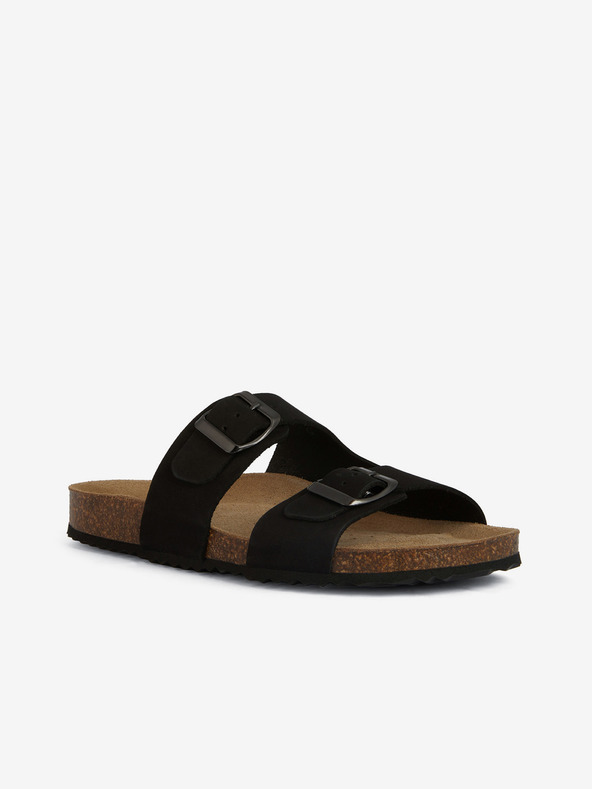 Geox Čierne dámske papuče Geox Brionia