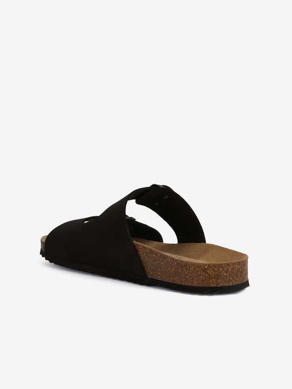 Geox Čierne dámske papuče Geox Brionia