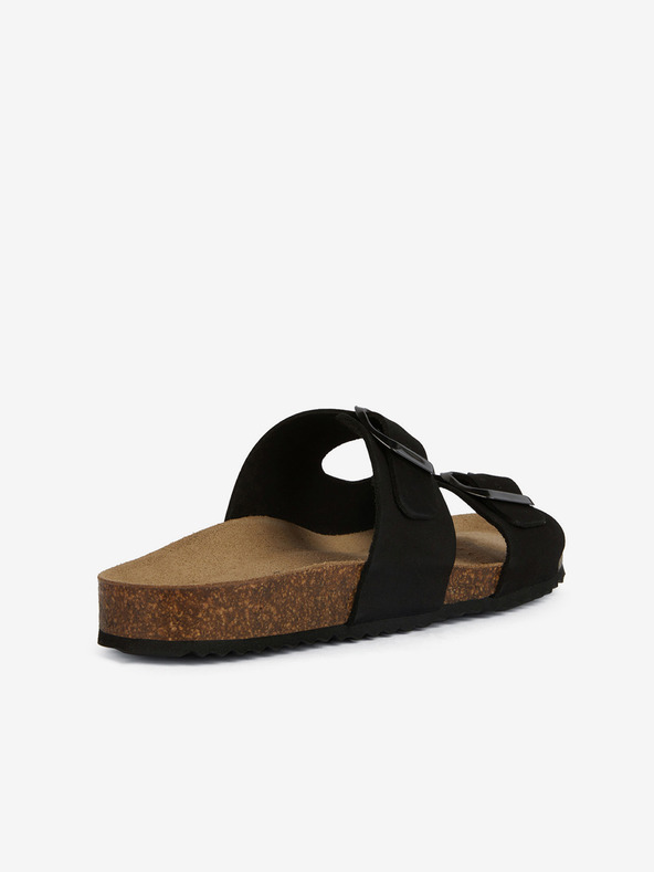 Geox Čierne dámske papuče Geox Brionia