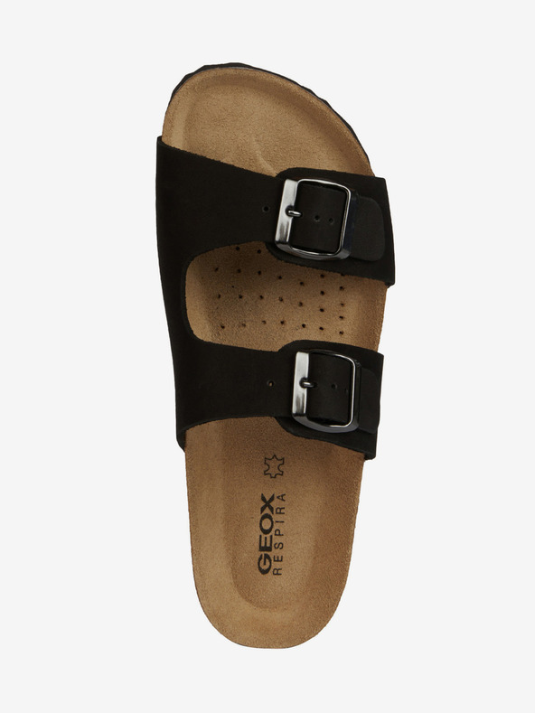 Geox Čierne dámske papuče Geox Brionia