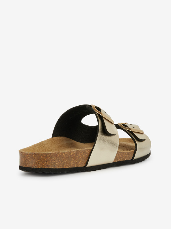 Geox Zlati ženski sandali Geox Brionia