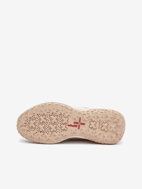 Geox Bež ženski semiš gležnarji Geox Oliviera