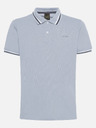 Geox Modré pánske polokošele Geox Polo