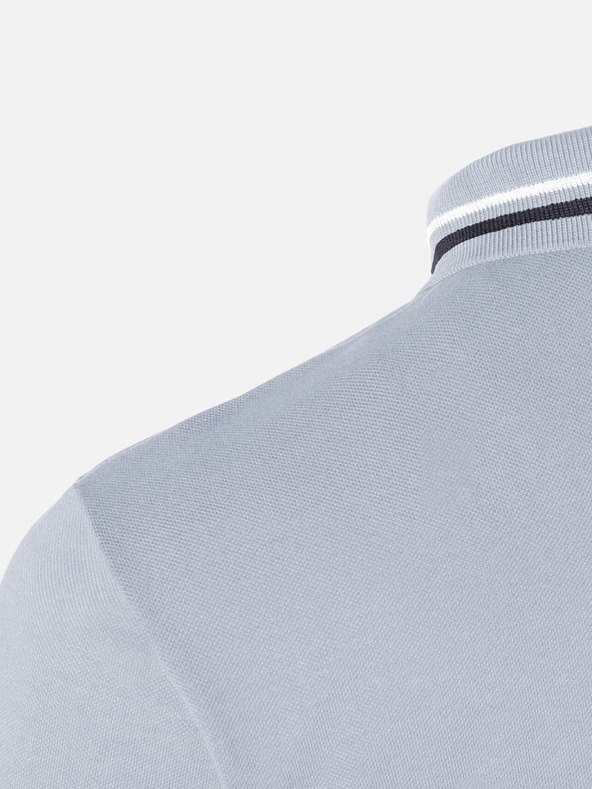 Geox Modré pánske polokošele Geox Polo
