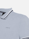 Geox Modré pánske polokošele Geox Polo