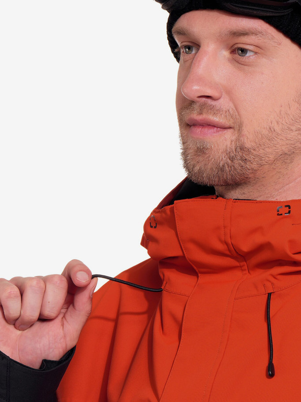 Horsefeathers Jakna za trenirko - rdeča glina/črna Horsefeathers