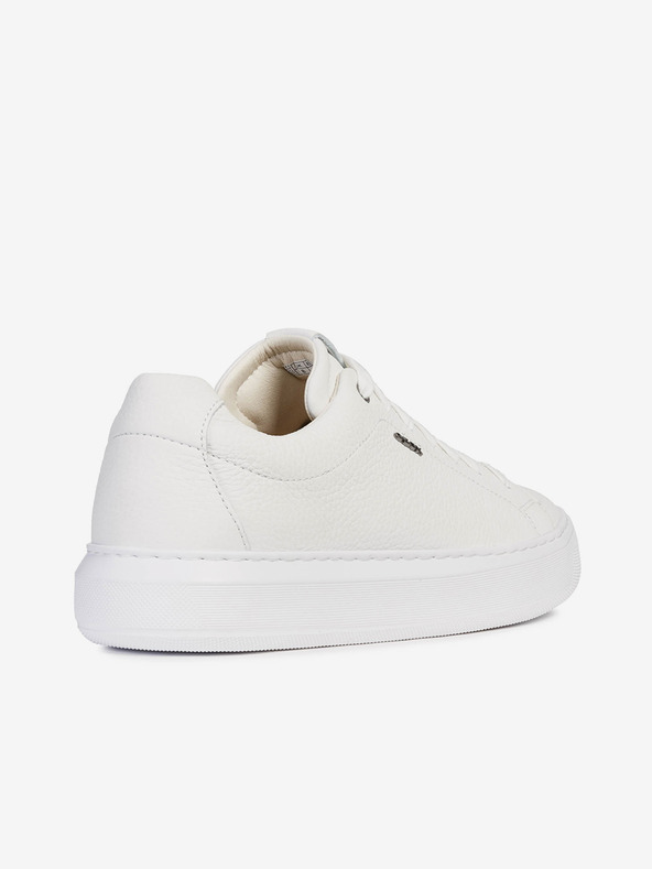 Geox Bele moške usnjene superge Geox Deiven