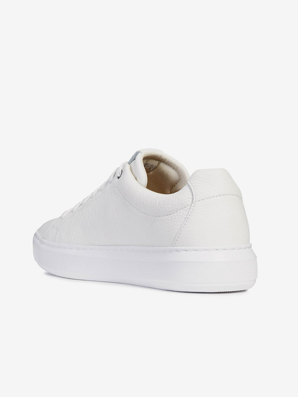 Geox Bele moške usnjene superge Geox Deiven