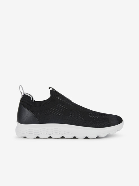 Geox Črni moški slip on čevlji Geox Spherica