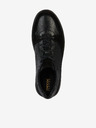 Geox Črne moške usnjene superge Geox Deiven