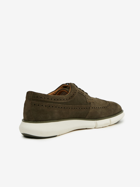 Geox Khaki moški semiš čevlji Geox Adacter