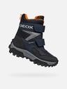 Geox Tmavo modré detské zimné topánky Geox Himalaya B ABX