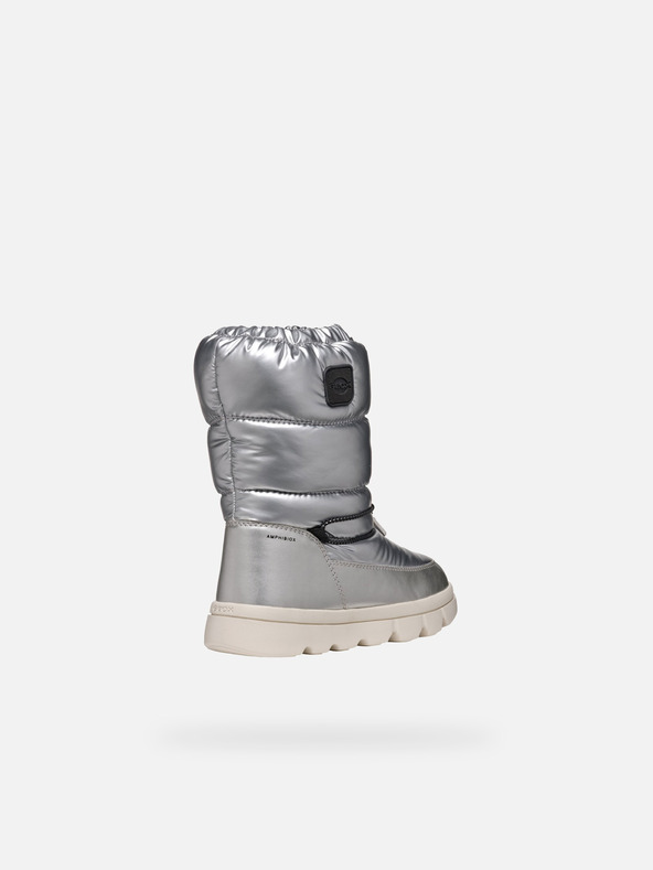 Geox Srebrna dekliška zimska obutev Geox Willabooa