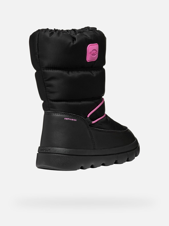 Geox Črna dekliška zimska obutev Geox Willaboo B A