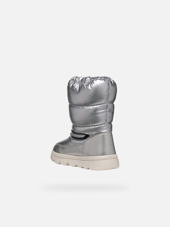 Geox Srebrna dekliška zimska obutev Geox Willabooa