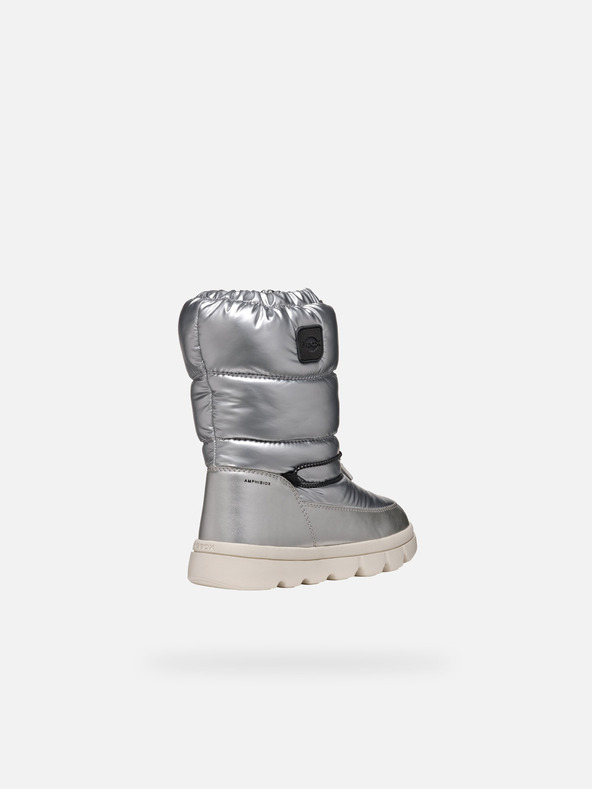 Geox Srebrna dekliška zimska obutev Geox Willabooa