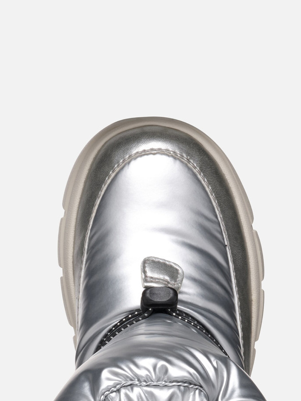 Geox Srebrna dekliška zimska obutev Geox Willabooa