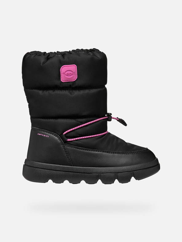 Geox Črna dekliška zimska obutev Geox Willaboo B A