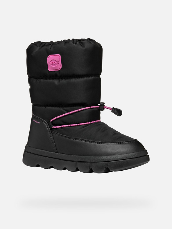 Geox Črna dekliška zimska obutev Geox Willaboo B A