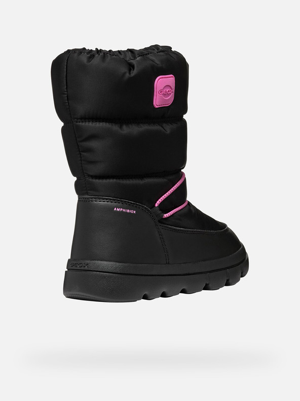 Geox Črna dekliška zimska obutev Geox Willaboo B A