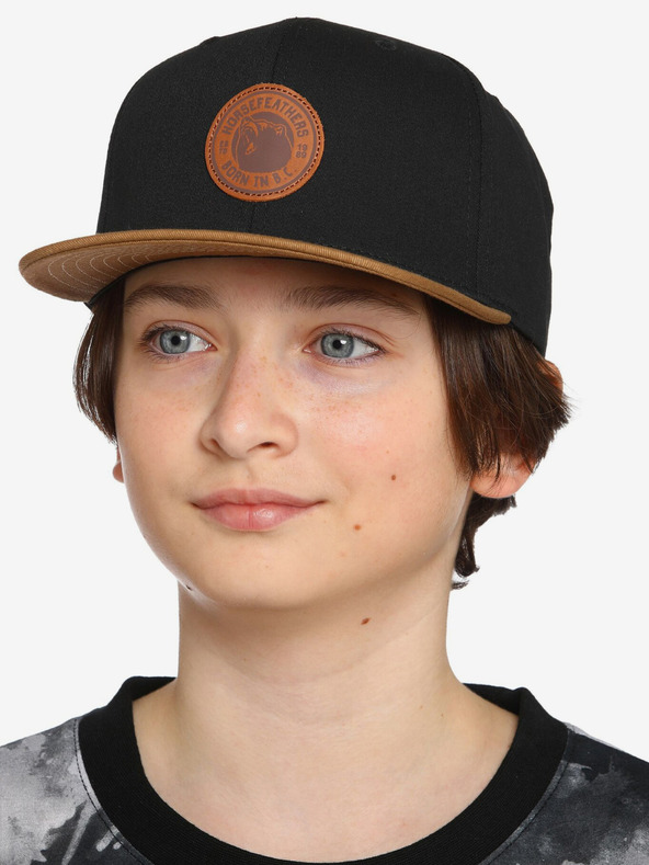 Horsefeathers Otroška kapa Seb Horsefeathers - črna