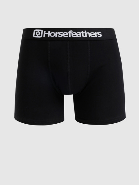 Horsefeathers Komplet treh boksaric Horsefeathers Dynasty v črni barvi