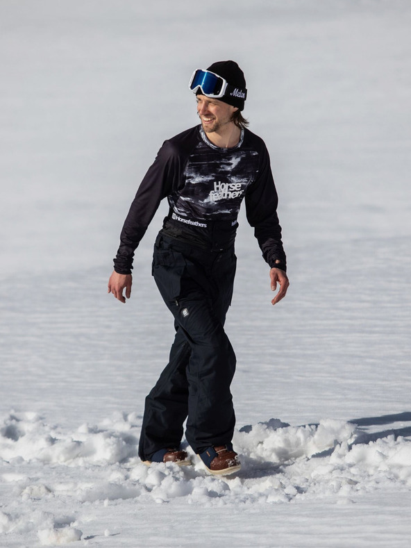 Horsefeathers Hlače Nelson - črne, velikost L HORSEFEATHERS