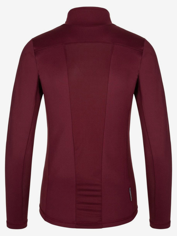 Kilpi Ženska termalna majica v bordo barvi s pokončnim ovratnikom KILPI WILLIE