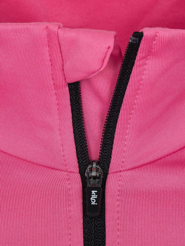 Kilpi Ženska termalna majica v bordo barvi s pokončnim ovratnikom KILPI WILLIE