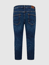 Pepe Jeans Temno modre ženske kavbojke ravnega kroja Pepe Jeans Violet