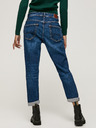 Pepe Jeans Temno modre ženske kavbojke ravnega kroja Pepe Jeans Violet
