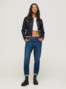 Pepe Jeans Temno modre ženske kavbojke ravnega kroja Pepe Jeans Violet