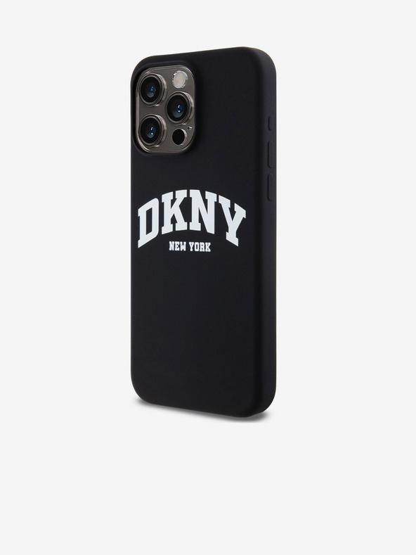 DKNY Liquid Silicone Arch Logo MagSafe Back Cover za iPhone 14 Pro Black DKNY