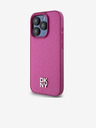 DKNY PU Leather Repeat Pattern Stack Logo Magsafe Back Cover za iPhone 15 Pro Max Pink DKNY