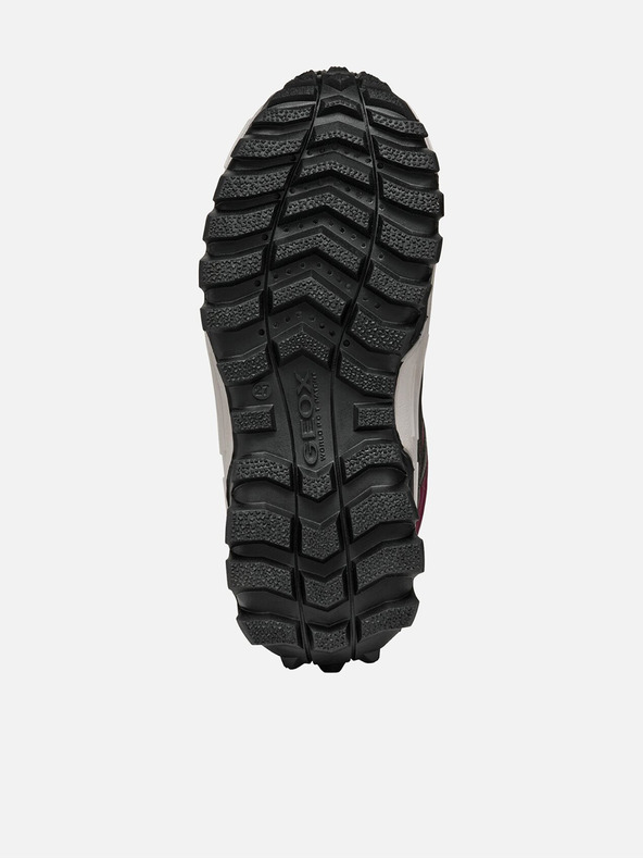 Geox Červená dievčenská zimné topánky Geox Himalaya B Ab