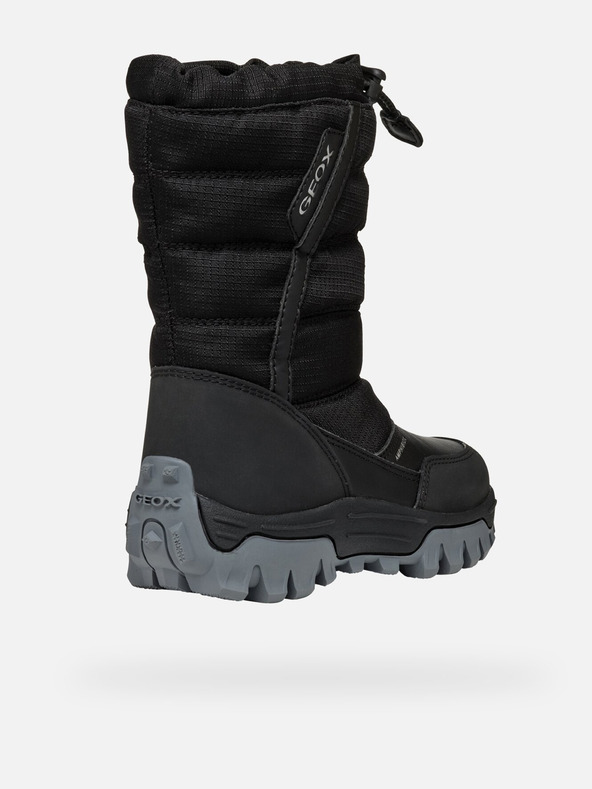 Geox Črni deški zimski čevlji Geox Himalaya ABX