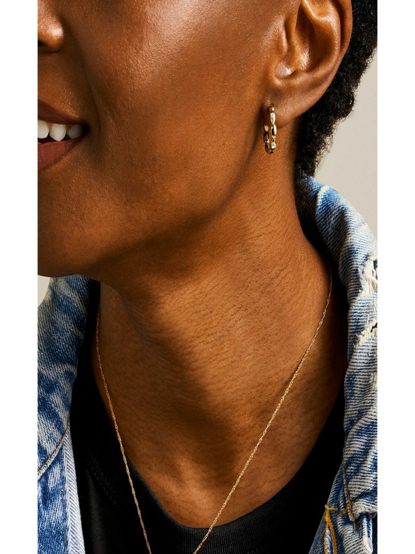 Fossil Ženski jekleni uhani Fossil Sutton JF04795710