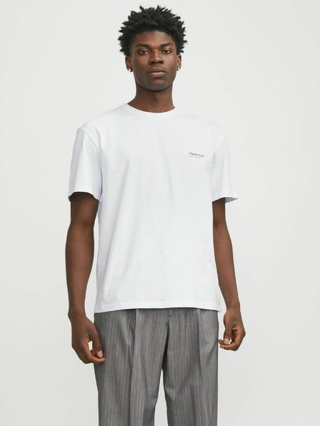 Jack & Jones Bela moška majica Jack & Jones Vesterbro