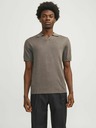 Jack & Jones Rjava moška polo majica Jack & Jones Cigor