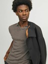 Jack & Jones Rjava moška polo majica Jack & Jones Cigor