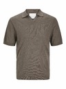 Jack & Jones Rjava moška polo majica Jack & Jones Cigor