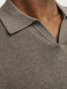 Jack & Jones Rjava moška polo majica Jack & Jones Cigor