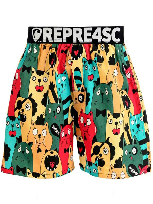 Represent Moške kratke hlače EXCLUSIVE MIKE CAT FANS Predstavljamo