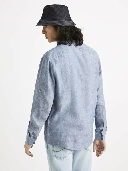 Celio Modra lanena srajca Celio Ratamao